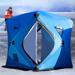 High quality Outdoor Waterproof thickened and cotton Ice Fishing Tents fishing bivvy winter fishing tent