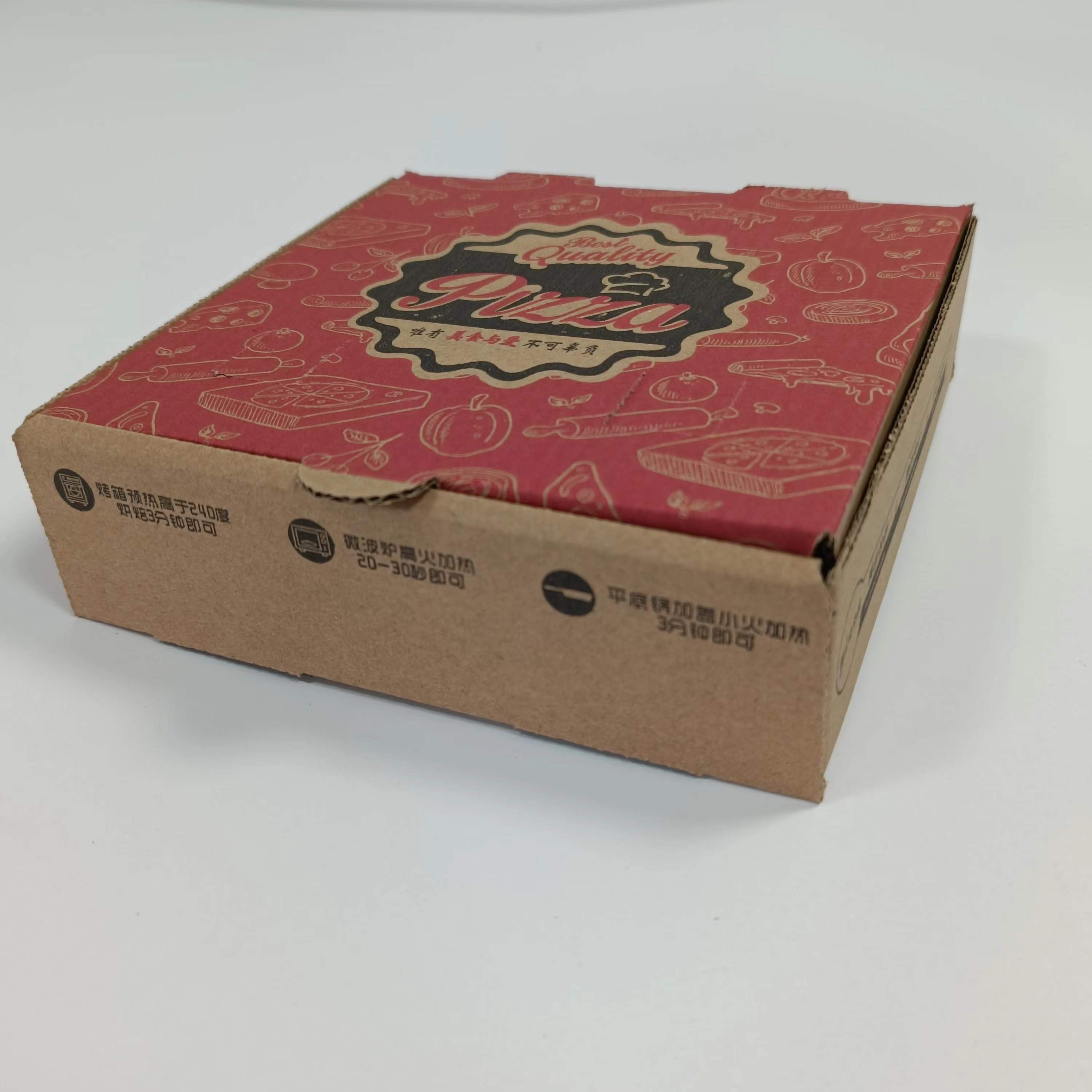 Delivery Box Motorcycle Pizza Specifications Wholesale Price Folding Pizza Box