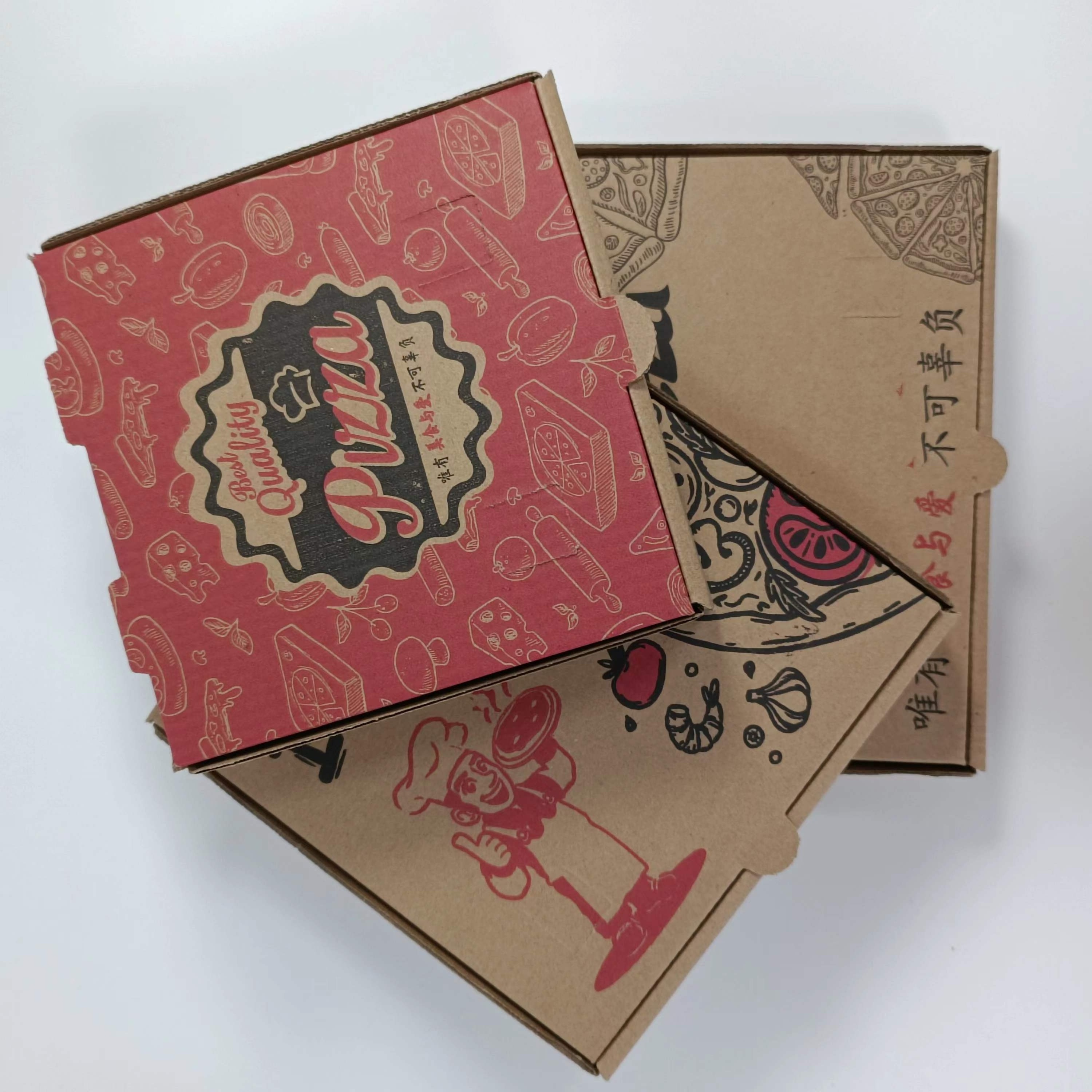 Delivery Box Motorcycle Pizza Specifications Wholesale Price Folding Pizza Box