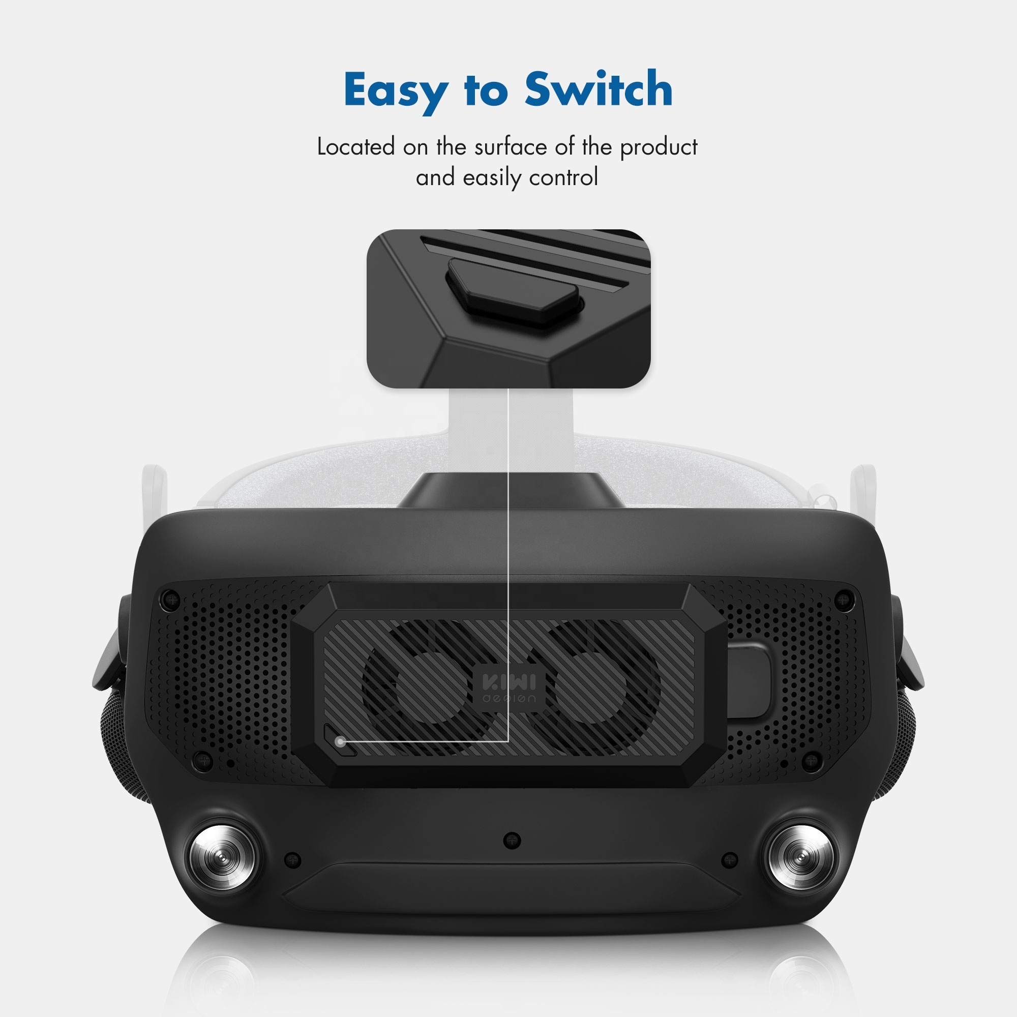 KIWI design Valve Index USB Radiator Fans Accessories Cooling Heat VR Headset VR Game With 2 Gears Adjustable Wind