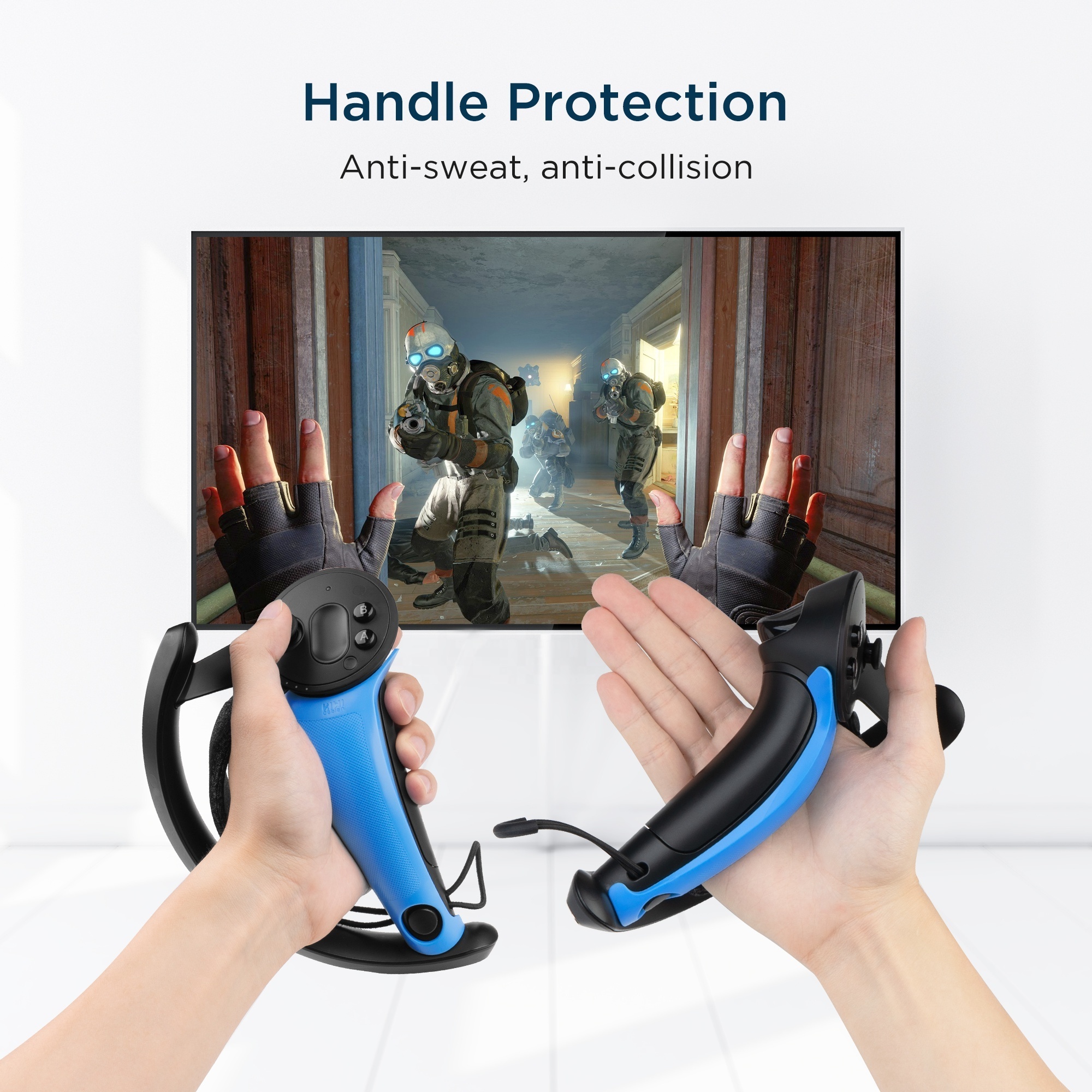 KIWI Design Non-slip, Anti-drop, VR accessories Controller Grips cover For Valve Index