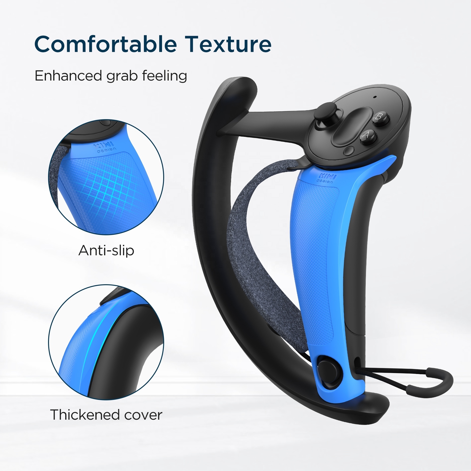 KIWI Design Non-slip, Anti-drop, VR accessories Controller Grips cover For Valve Index