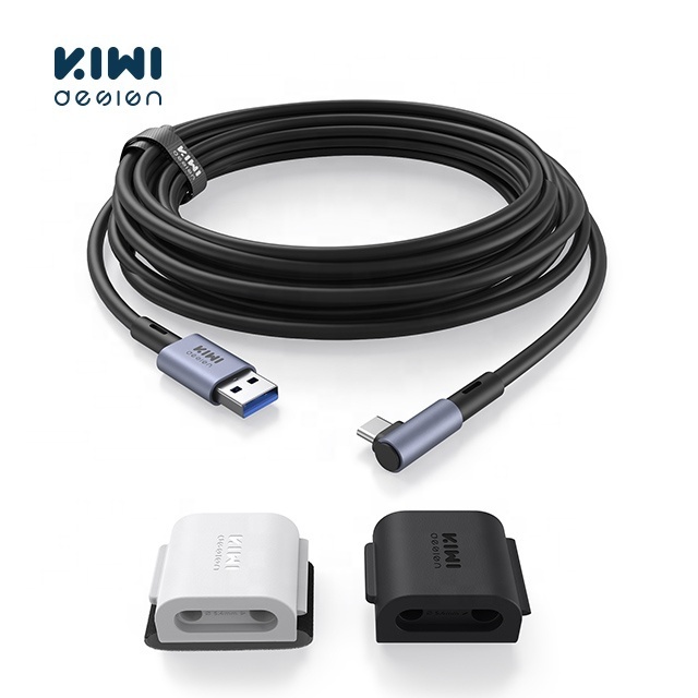 KIWI design 16FT Link Cable Compatible with Meta Quest 3 with Cable Clip VR Accessories for Meta Quest 2/3