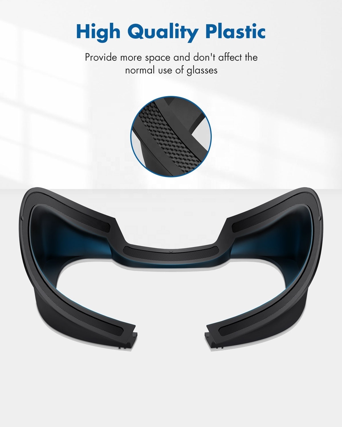 VR cover Facial Interface Bracket For Oculus Rift S accessories With Anti-Leakage Nose Pad PU Leather