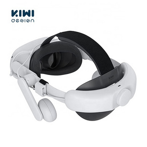 KIWI design Comfort Battery Audio VR Head Strap Compatible with Quest 2 Accessories All-in-one Headphone Battery Elite Strap