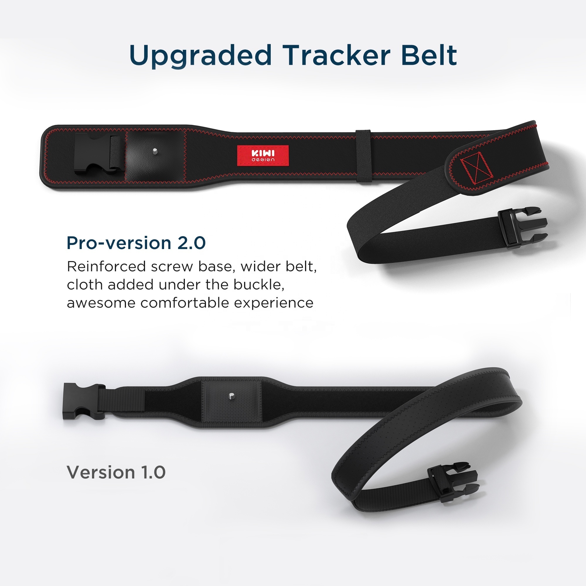 KIWI design Tracker Straps and Belt for Full Body Tracking VR, Compatible with PC VR Platform and SteamVR