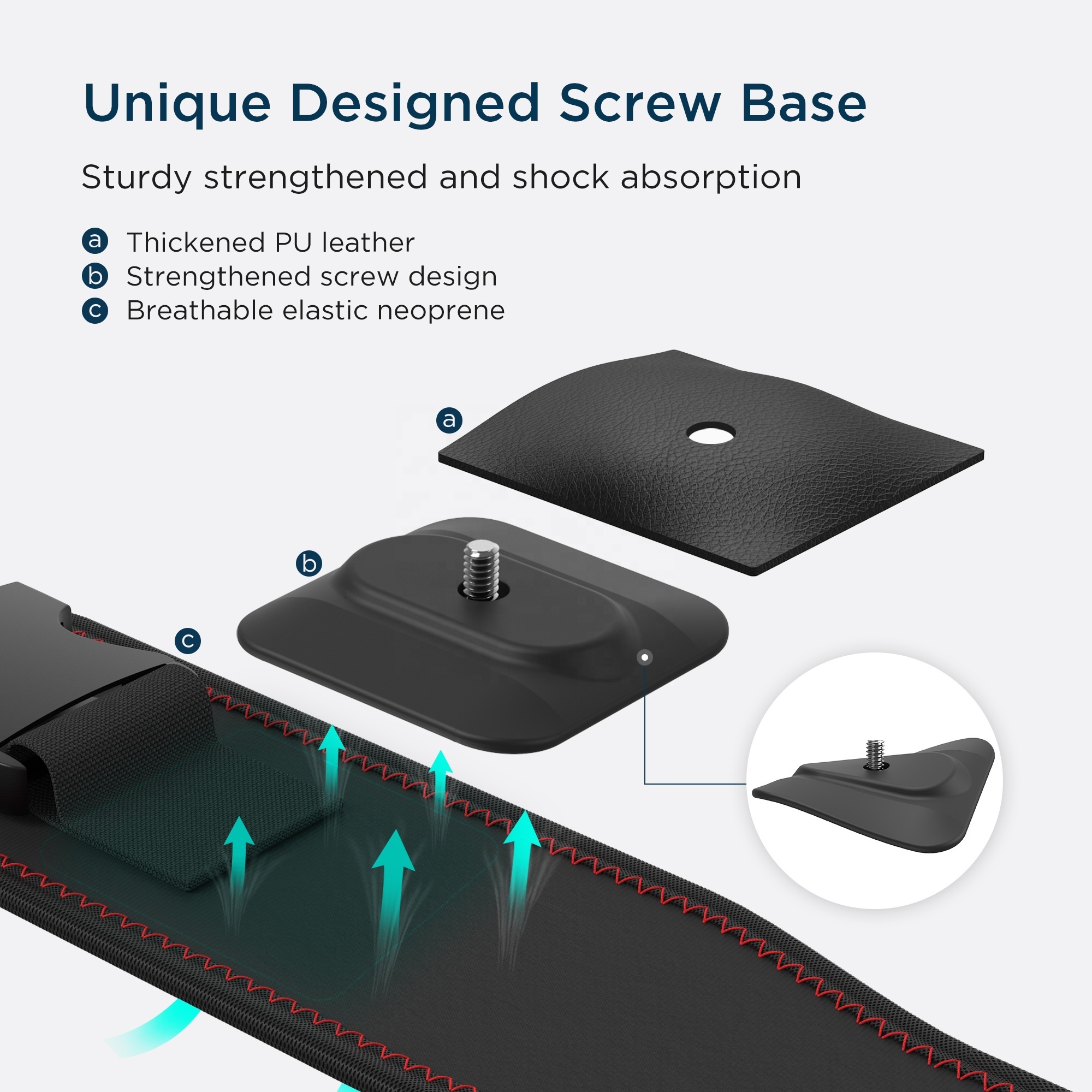 KIWI design Tracker Straps and Belt for Full Body Tracking VR, Compatible with PC VR Platform and SteamVR