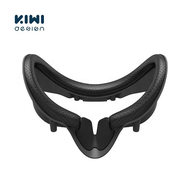 KIWI design VR Facial Interface Bracket For Valve Index With Anti-Leakage Nose Pad PU Leather Sweat-Proof Foam Face Cover Pad