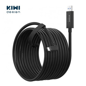 KIWI design VR Link Cable with Signal Amplifier, 16 Feet/5M, High-Speeded USB 3.0 to Type-C Cable for VR Headset and PC Gaming