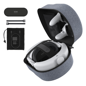 KIWI Design for Meta/Oculus Quest 2/Pico 4 Compatible with Elite/Battery Strap Accessories EVA Carrying Case