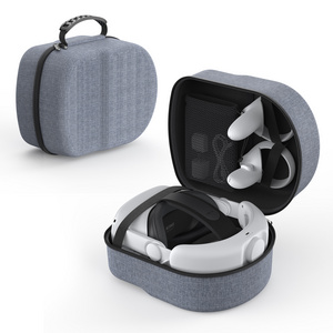 KIWI Design EVA Carrying Case for Meta/Oculus Quest 2/Pico 4 Compatible with Elite/Battery Strap Accessories