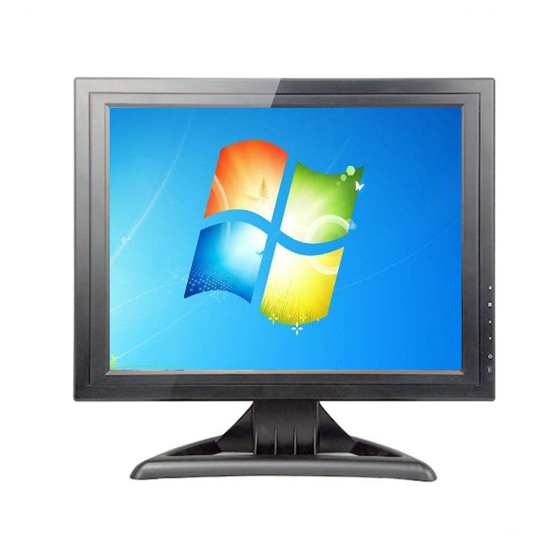 LED Backlight Square Display 19 inch TFT LCD CCTV Monitor with BNC AV VGA HDM I input