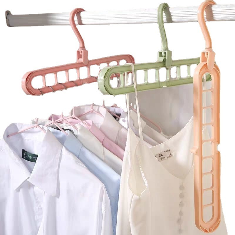 Home Storage Organization Clothes Hanger Drying Rack Plastic Clothes Hangers Storage Racks Wardrobe Storage Hanger