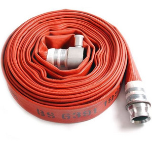 XHYXFire 2.5inch Durable Rubber Coated Fire Hose Layflat Fire Hydrant Firefighting Hose Pipe