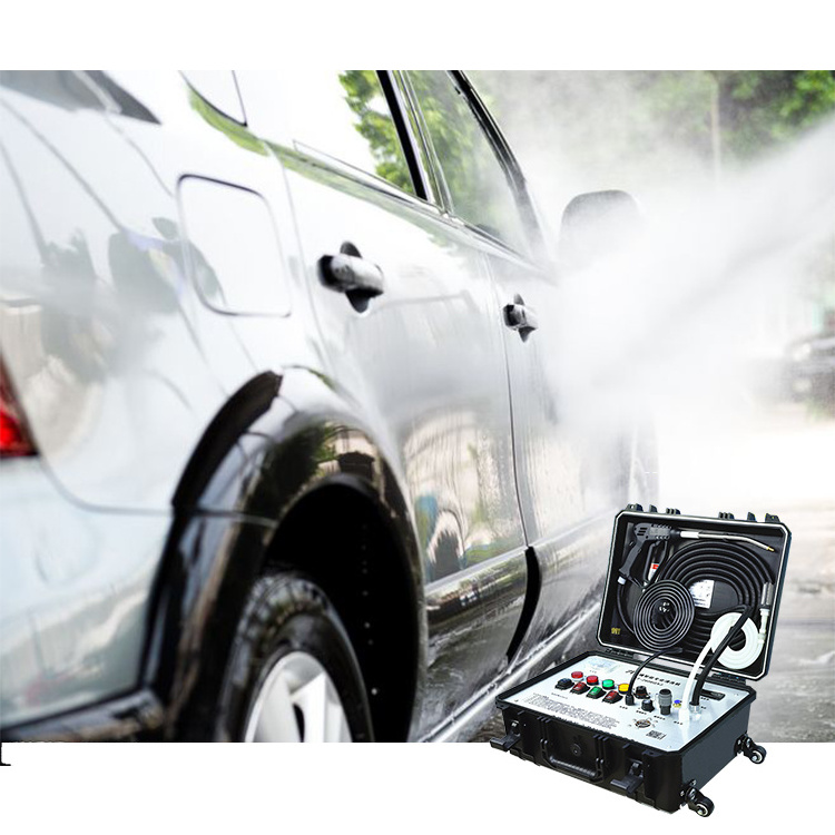 Customized Professional 3680W Mobile Electric High Pressure Car Steam Cleaner Ozone Sterilizer Anti Bacteria Automatic Car Wash