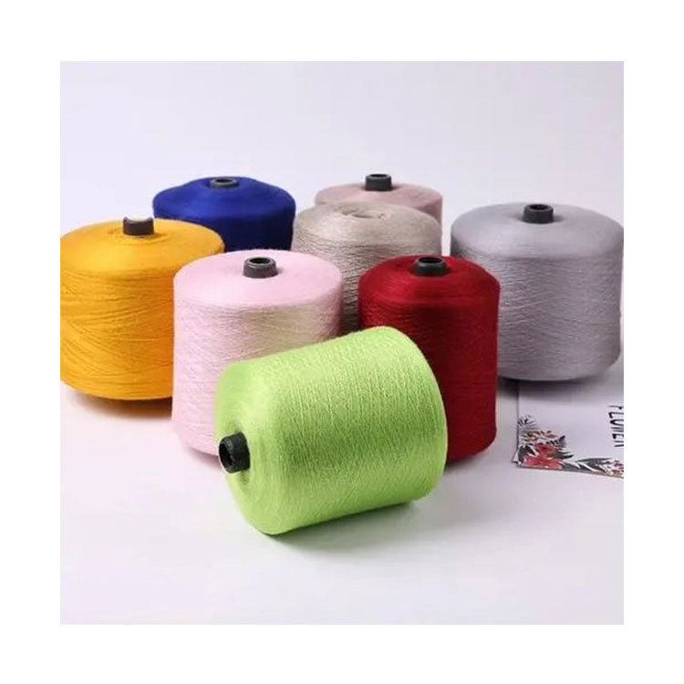 Woolen Spinning Semi-Worsted Belended Wool Cashmere Cotton Polyester Acrylic Yarn For Sweater Scarf