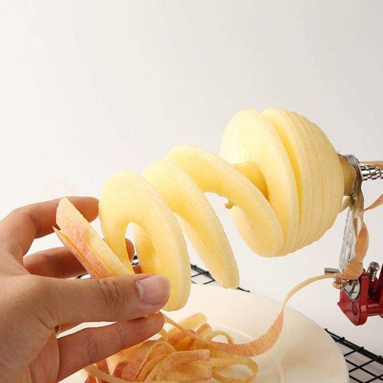 3 in 1 Steel Fruit Potato Apple Machine Peeler Corer Slinky Slicer Cutter Bar Hand-cranked Clipping Fruit Potato Peeler