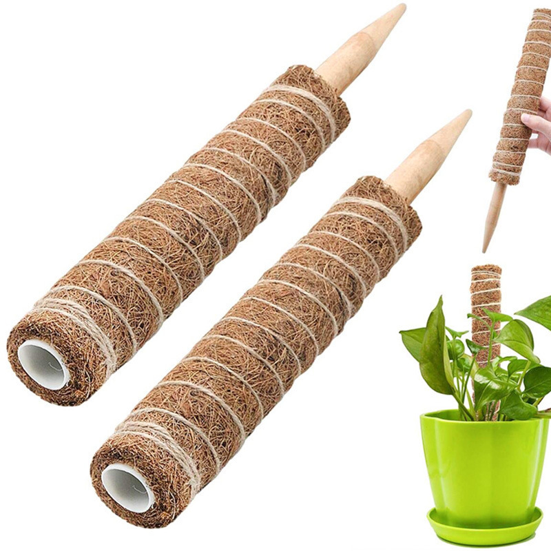 Coconut Palm Coir Moss Stick Totem Pole Coco Coir Poles Totem Pole Plant Support Extension Climbing Indoor Plants Creepers