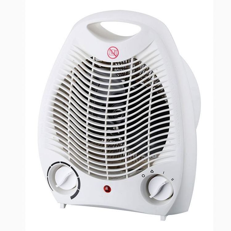 2 Heating Electric Room Portable Fan Heater with Thermostat Fan Heater with tip-over switch