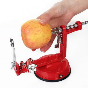 3 in 1 Steel Fruit Potato Apple Machine Peeler Corer Slinky Slicer Cutter Bar Hand-cranked Clipping Fruit Potato Peeler