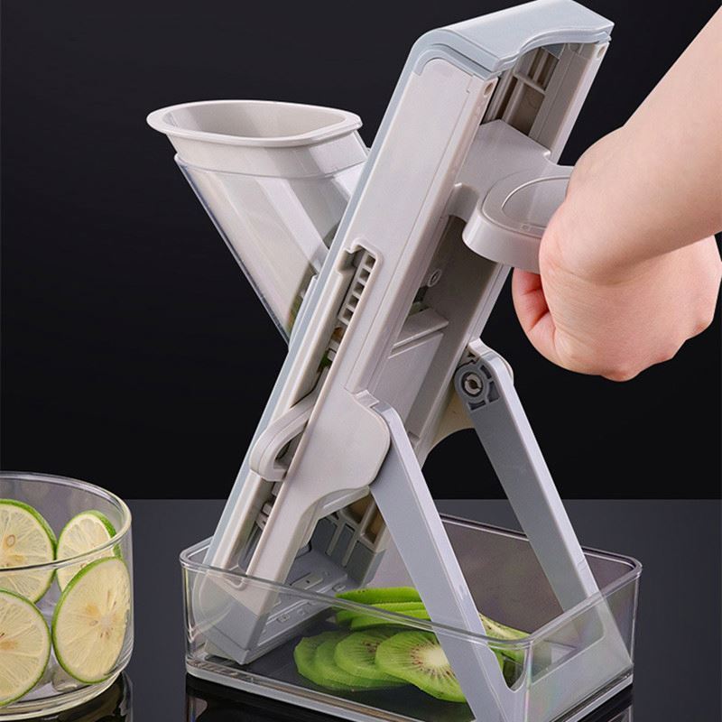 Adjustable Safe Mandoline Vegetable Slicer Food Chopper Vegetable Cutter Quick Dicer Fruit French Fry Julienne