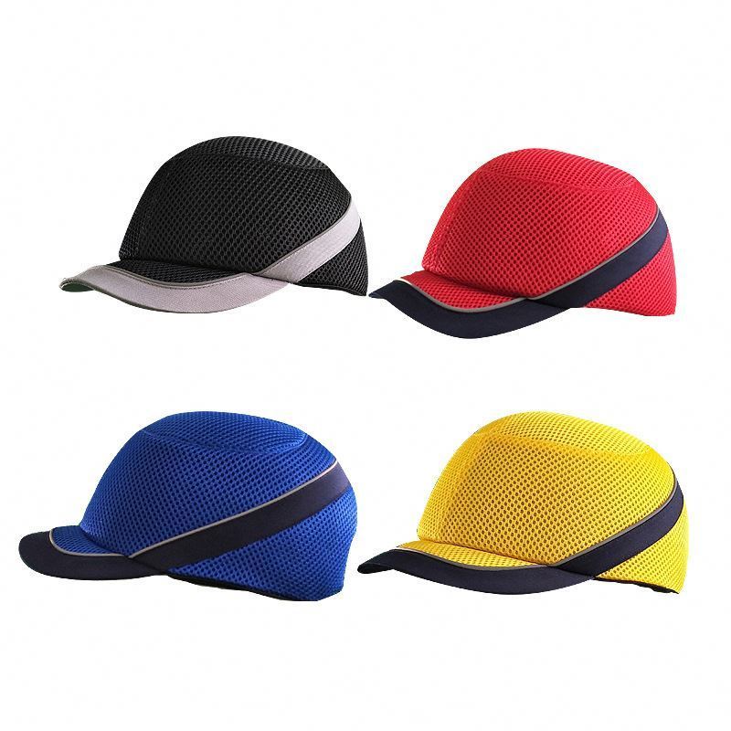 Lightweight Head Protection Hard Hat Helmet Women Men Breathable Baseball Bump Cap ABS Interior Safety Bump Cap