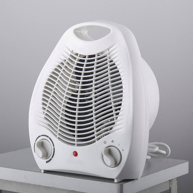 2 Heating Electric Room Portable Fan Heater with Thermostat Fan Heater with tip-over switch