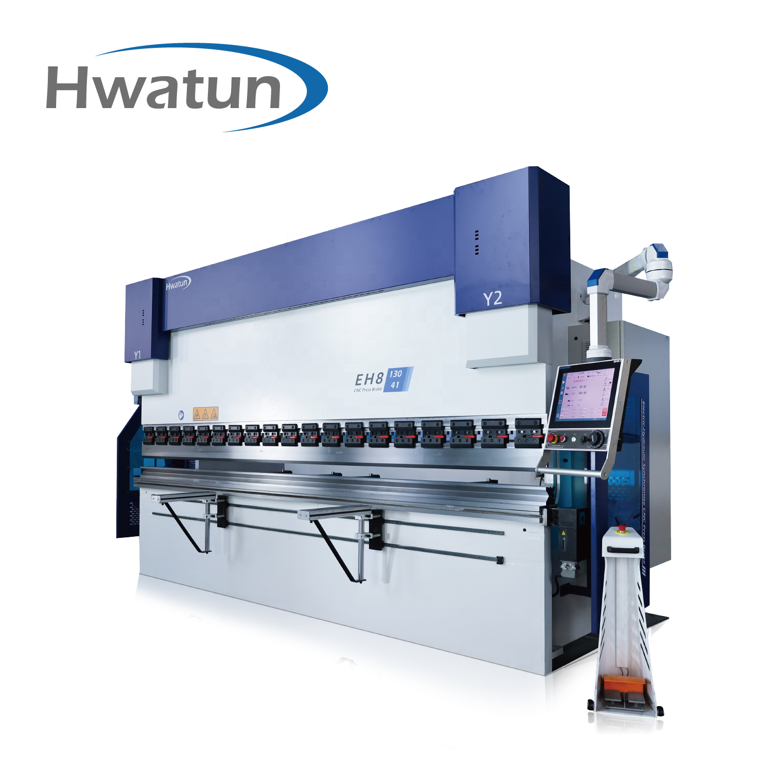 EH8 electro-hydraulic CNC Press Brake 130T/4100mm for metal sheet bending (WE67K)