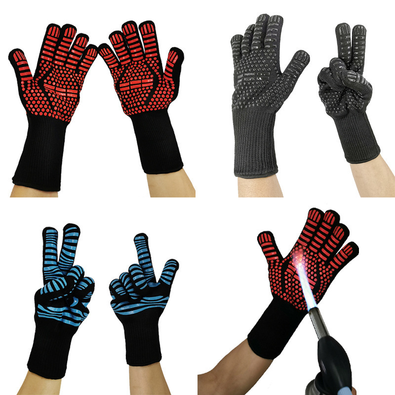 bbq gloves grill meat grill oven gloves bbq gloves extreme heat resistant