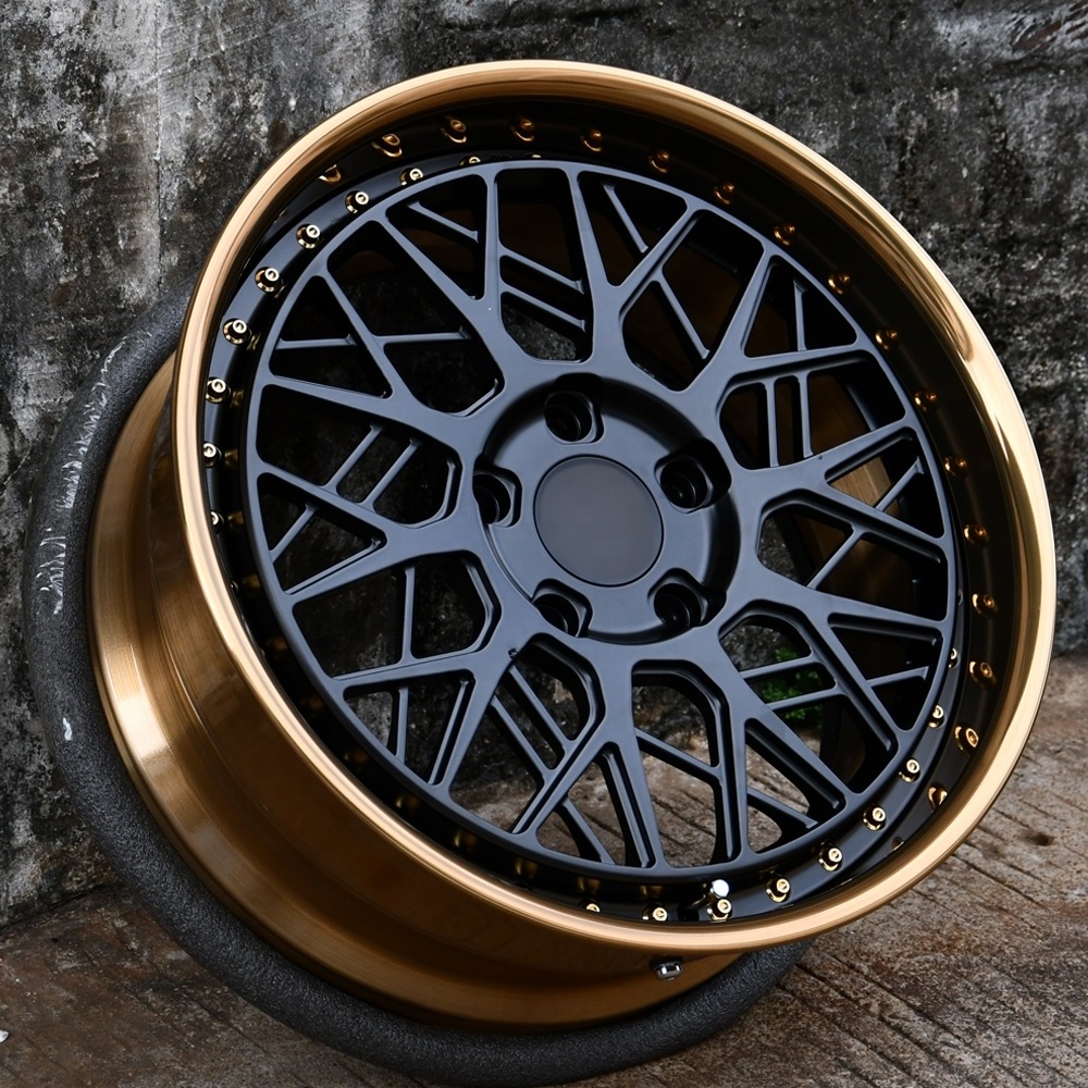 DEAN DC004P2 matte Black custom sport rims  6061-T6 forged aluminum alloy 5x130 5x112 5x120 5x108 5x114.3  911 modification