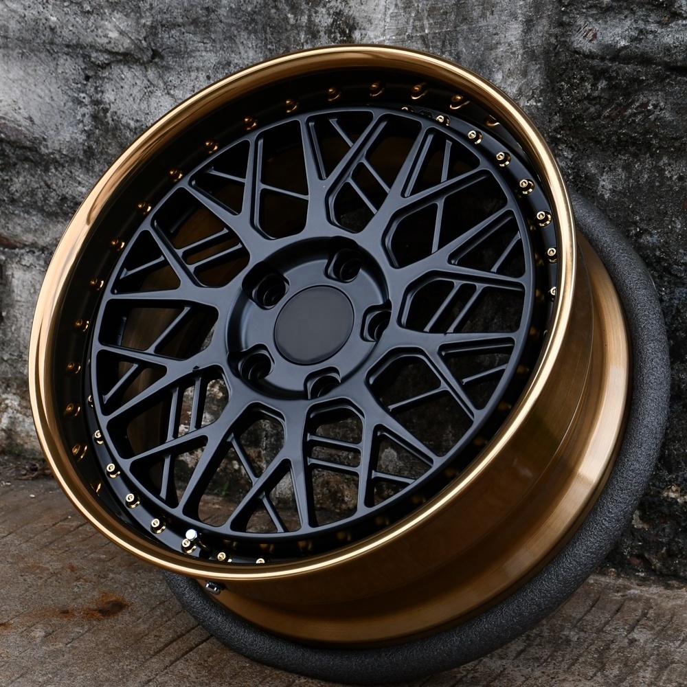 DEAN DC004P2 matte Black custom sport rims  6061-T6 forged aluminum alloy 5x130 5x112 5x120 5x108 5x114.3  911 modification