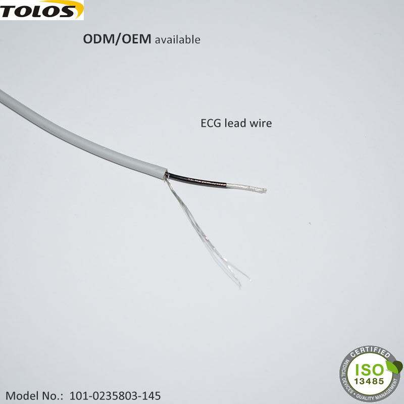 1/5/10 Lead 22/24/26/28 AWG ECG Cable EKG Trunk Cable