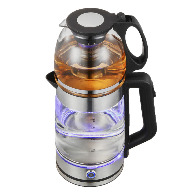 New household electric kettle make tea and keep warm glass electric kettle