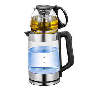 New household electric kettle make tea and keep warm glass electric kettle