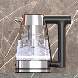 New design Liquid crystal display screen Water Boiler Quick Heating stainless steel electric kettles glass electric kettle