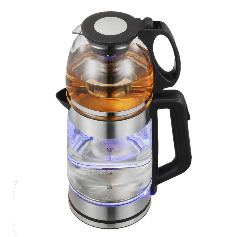 New household electric kettle make tea and keep warm glass electric kettle