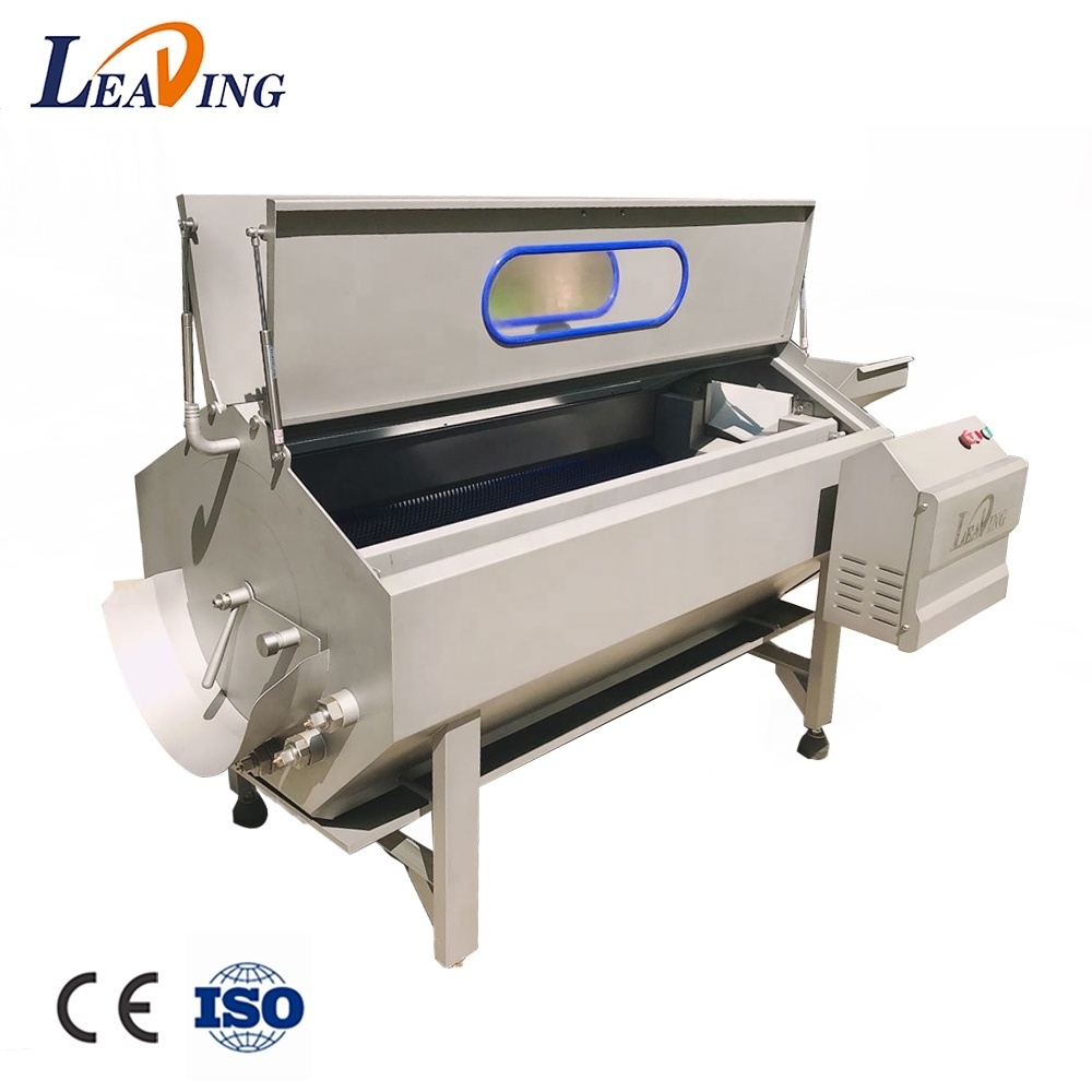 Automatic potato peeler machine yam peeling and slicing machine  for industry use