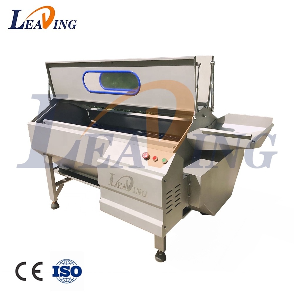 Automatic potato peeler machine yam peeling and slicing machine  for industry use