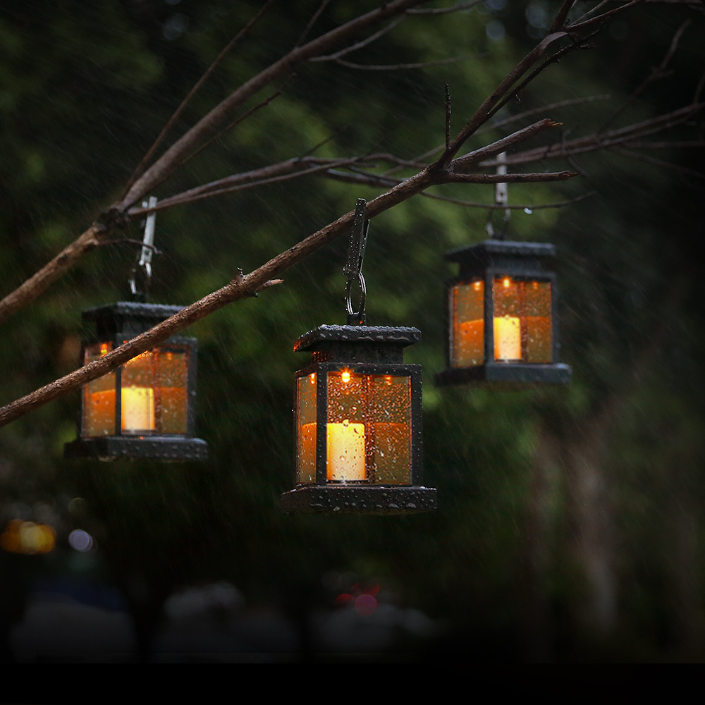 Hanging Party Festival Decorative Led Solar Lights Outdoor Solar Candle Lanterns 10 80 Led Outdoor Wall Sconce Waterproof Ip65