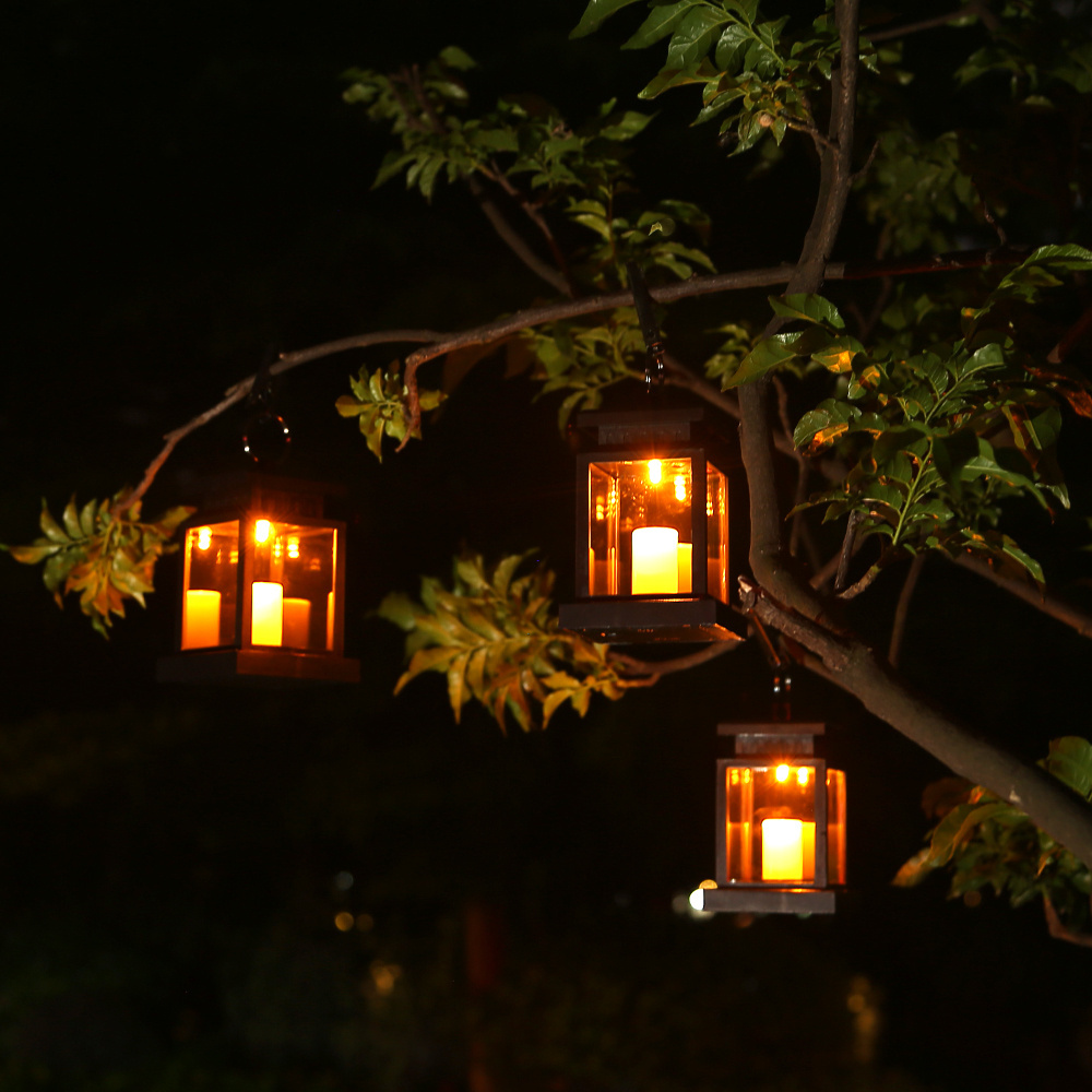 Hanging Party Festival Decorative Led Solar Lights Outdoor Solar Candle Lanterns 10 80 Led Outdoor Wall Sconce Waterproof Ip65