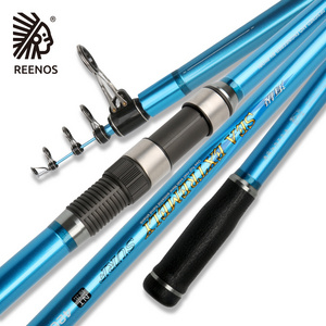 Telescopic fishing rod spinning Sea Boat Surf Fishing Rods Carbon Fiber fishing rod and reel combo for Portable