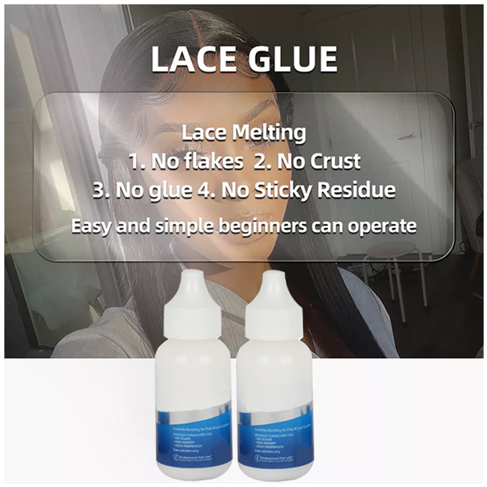 ML Wholesale best selling lace glue 38ml 1.3 oz hair glue lace wig adhesive wig accessories