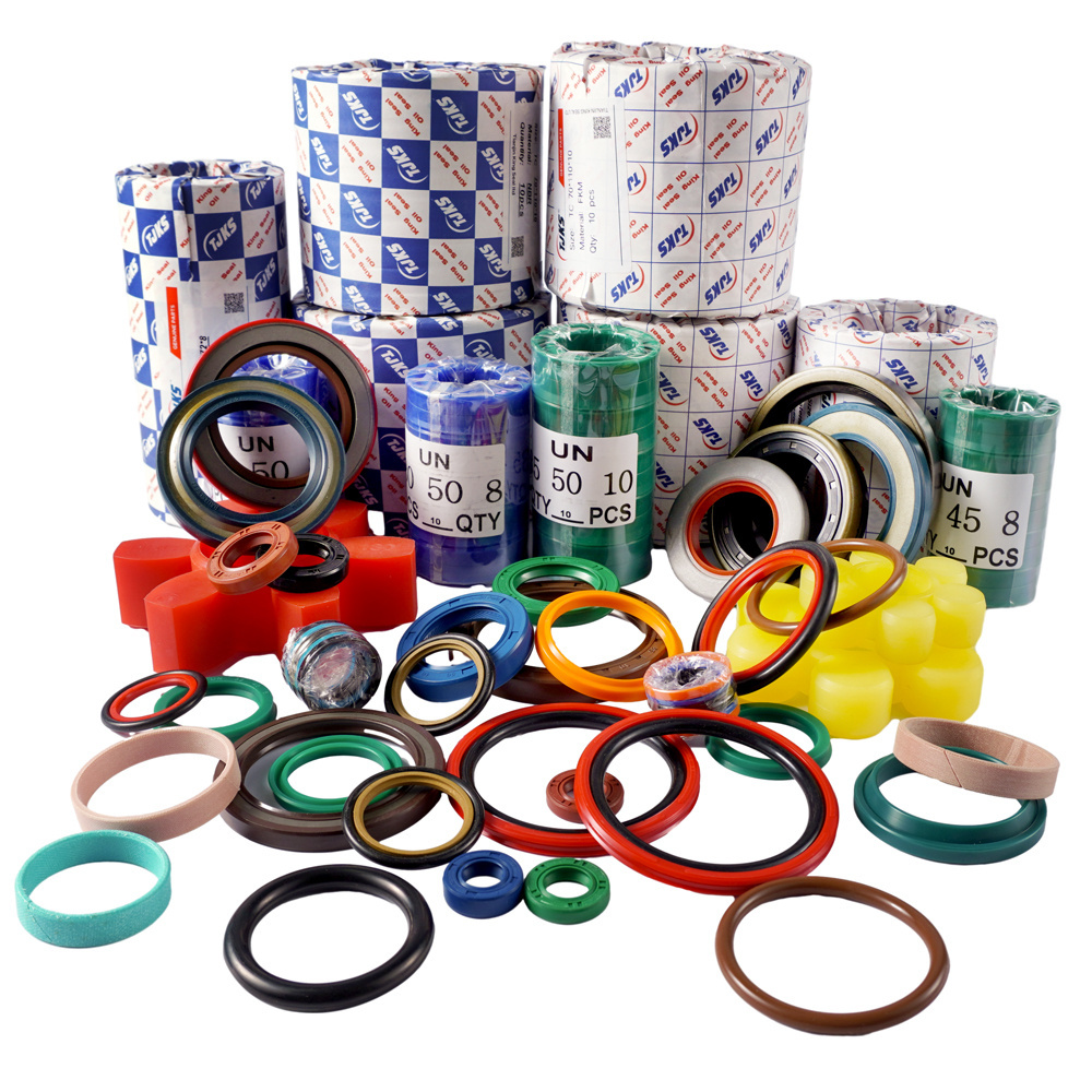 TJKS rubber Oil Seal double lip single lip seals PTFE/NBR/FKM Seal With Spring