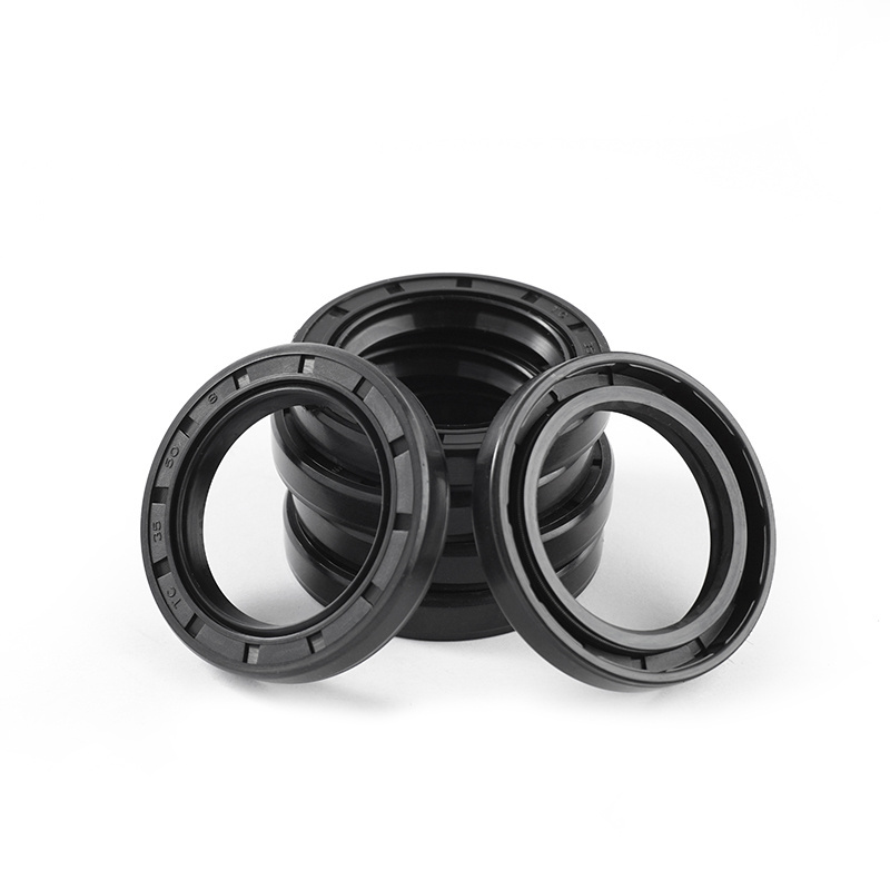 TJKS rubber Oil Seal double lip single lip seals PTFE/NBR/FKM Seal With Spring