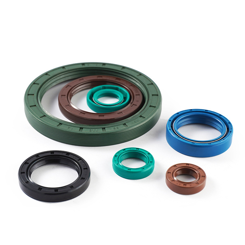 TJKS Shaft Oil Seal 3 Lips NBR/FKM Rubber Seal With Spring With Corrugated Thread TG4 oil seal