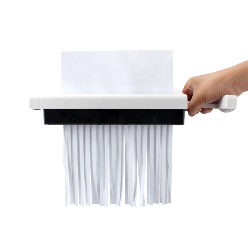 WS0106 6 Sheets Strip-cut Mini Paper shredder for Home or Office using