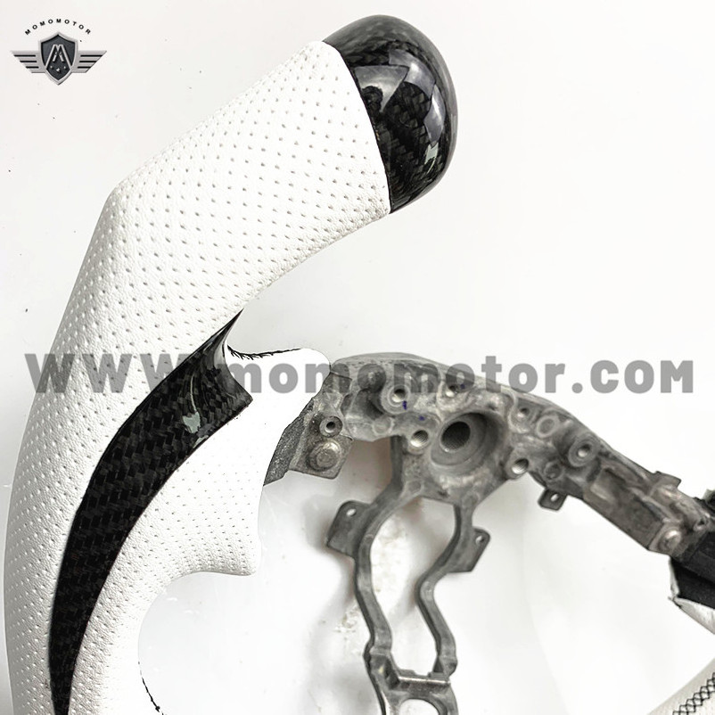 F1 STYLE CAR STEERING WHEEL FOR NISSAN 370Z/350Z/GTR REAL CARBON FIBER STEERING WHEEL