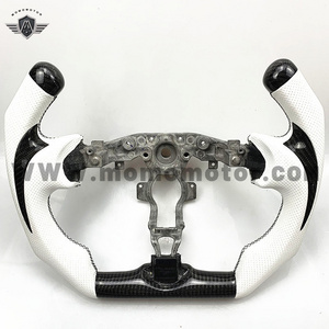 F1 STYLE CAR STEERING WHEEL FOR NISSAN 370Z/350Z/GTR REAL CARBON FIBER STEERING WHEEL