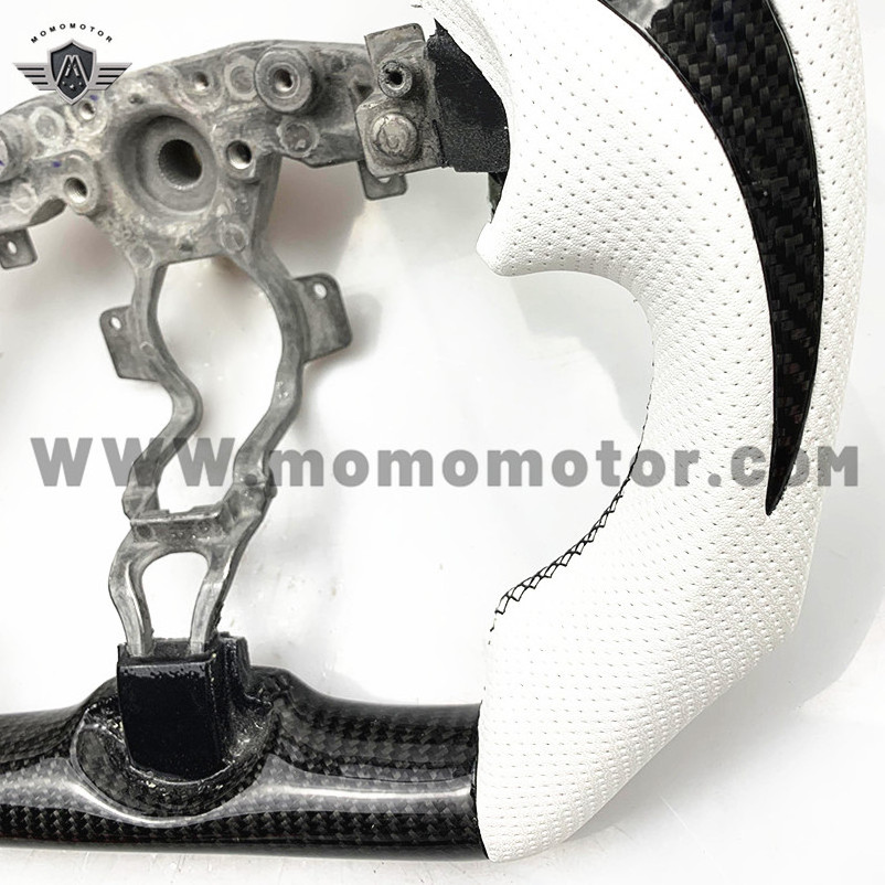 F1 STYLE CAR STEERING WHEEL FOR NISSAN 370Z/350Z/GTR REAL CARBON FIBER STEERING WHEEL