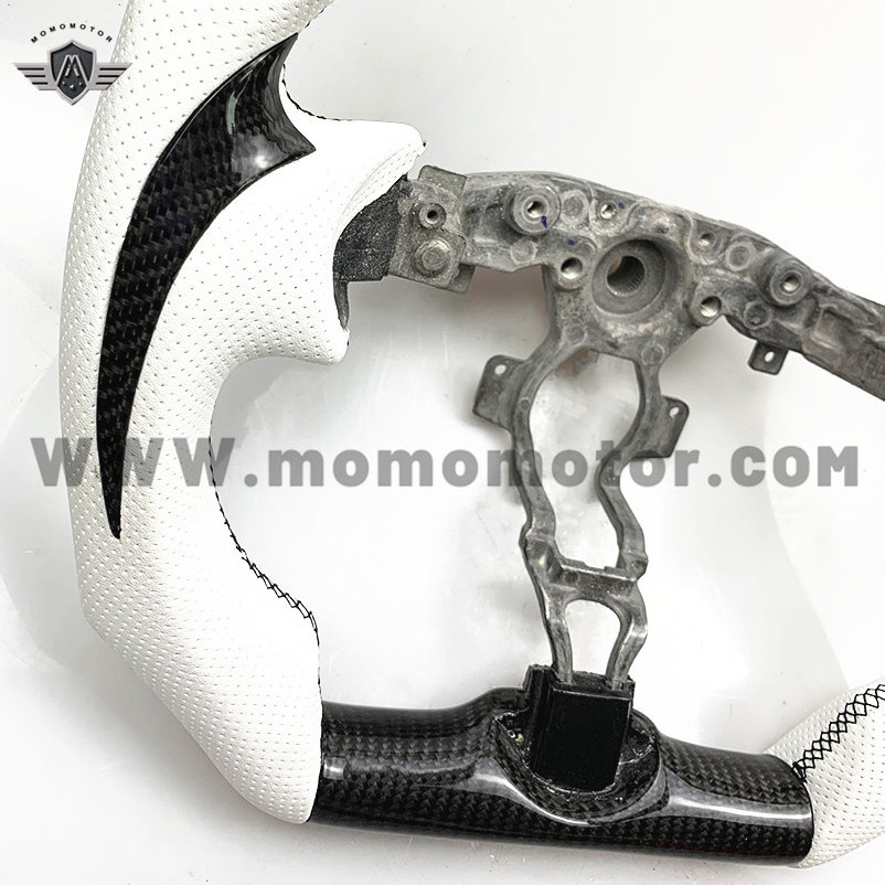 F1 STYLE CAR STEERING WHEEL FOR NISSAN 370Z/350Z/GTR REAL CARBON FIBER STEERING WHEEL